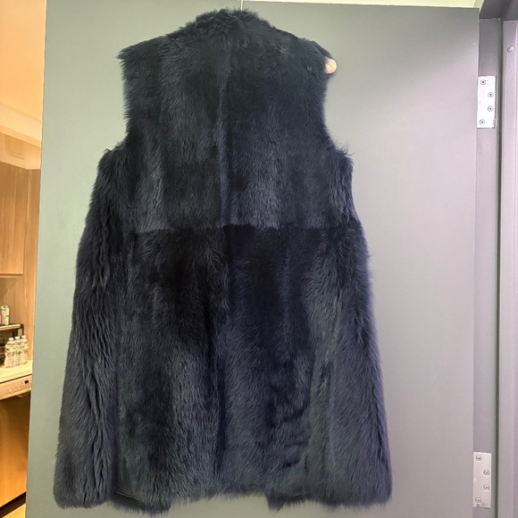 Dark Navy/Blue  100% shearling - Picture 2 of 5